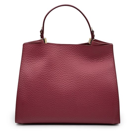 Сумка Gironacci бордовая кожаная - фото 1, 2512 GIR BORDO