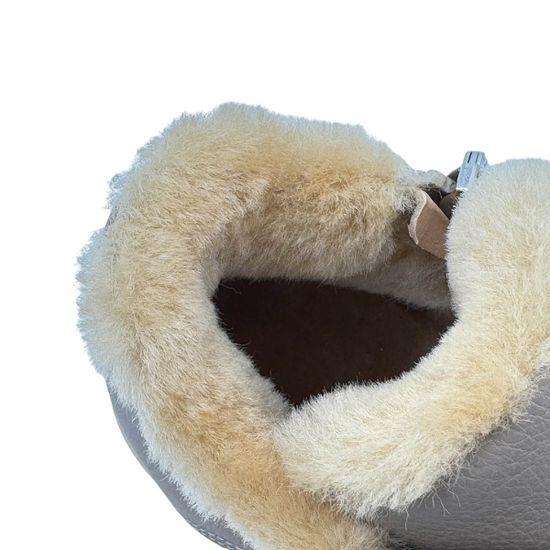 Ботинки KELTON бежевые кожаные на меху - фото 7, AI0124M KEL BEIGE