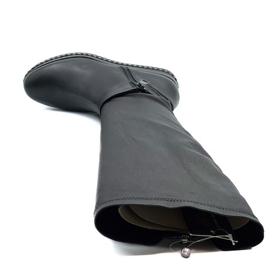 Сапоги Mara черные кожаные демисезонные - фото 5, 670FORMI MR