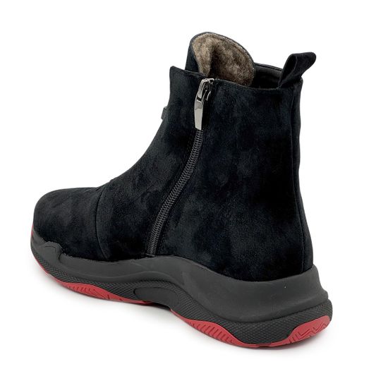 Ботинки Cover черные замшевые МЕХ 2026 - фото 3, 1515-3 COV 2026