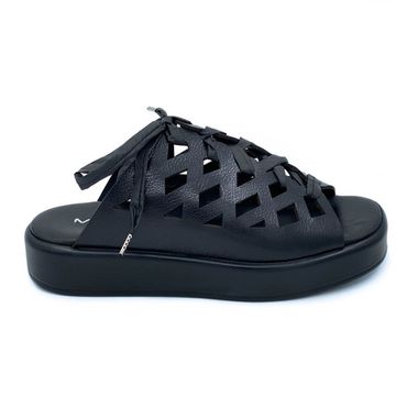 Сабо Donna Soft черные кожаные - фото 1, MOT2036 MOT