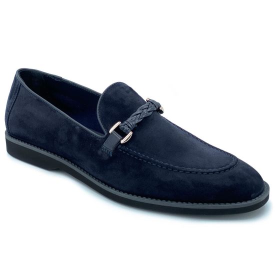 Лоферы Giampieronicola синие замшевые - фото 2, 