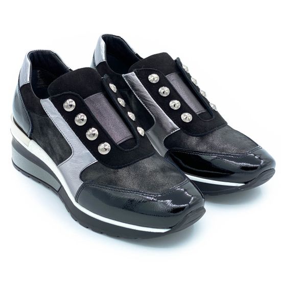 Сникерсы Donna Soft из натуральной кожи и замши - фото 6, 