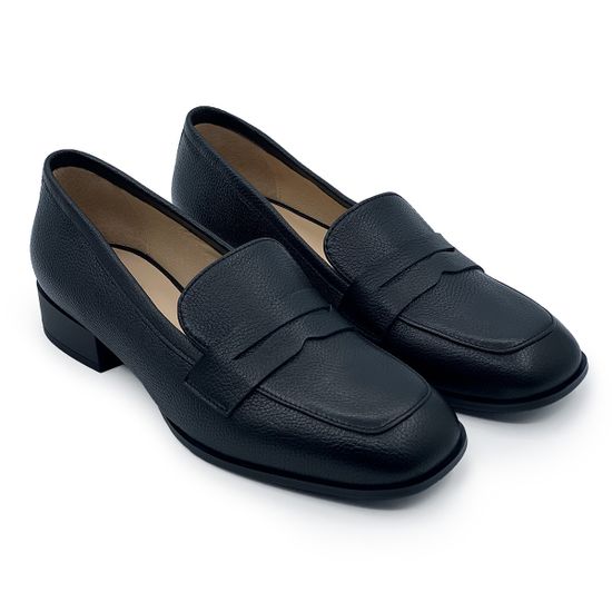 Лоферы CVCOVER кожаные черные - фото 7, 852013 COV