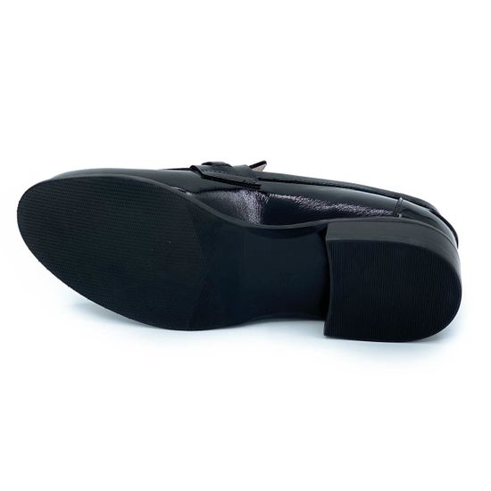 Лоферы Cover черные наплак - фото 4, 