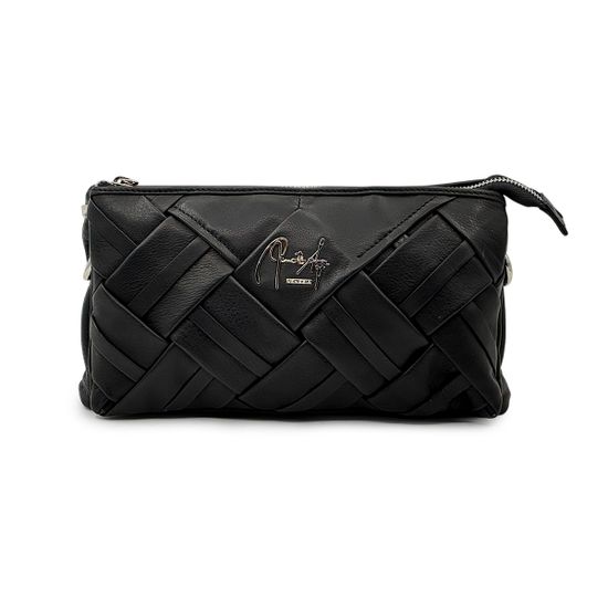 Сумка Renato Angi черная кожаная с ремнем-цепочкой - фото 1, 3401381 RA NERO