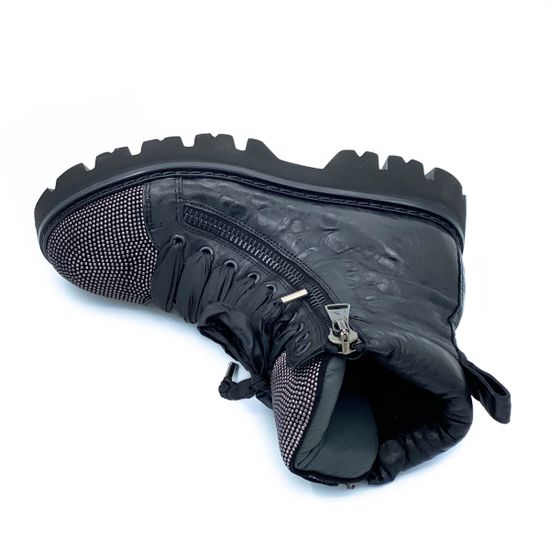 Ботинки Fru.it черные кожаные Байка - фото 5, 7190L FR