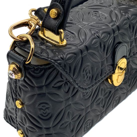 Сумка Marino Orlandi черная кожаная - фото 4, 