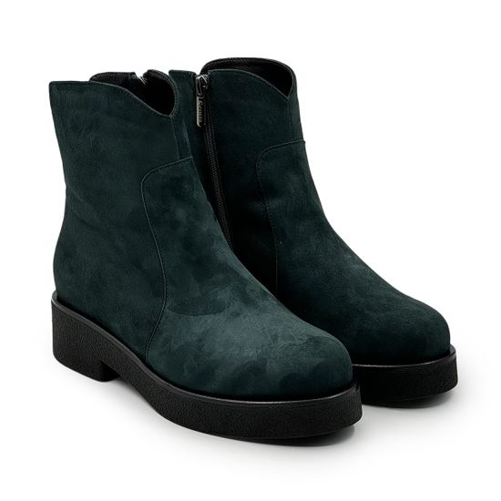 Ботинки CVCOVER зеленые замшевые на меху - фото 8, 111107-2 COV VERDE