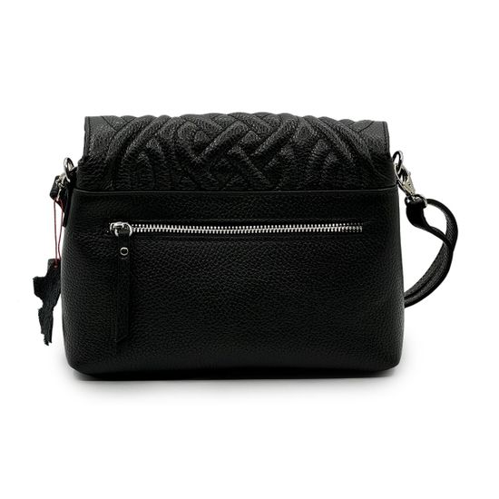 Сумка Marina Creazioni черная кожаная стеганая - фото 3, 