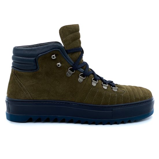 Кеды мужские Giampieronicola коричневые замшевые демисезонные - фото 1, 