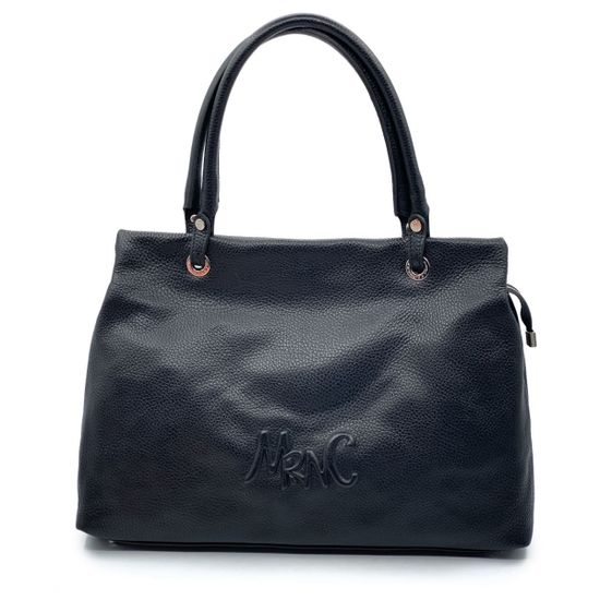 Сумка Marina Creazioni черная кожаная - фото 1, 