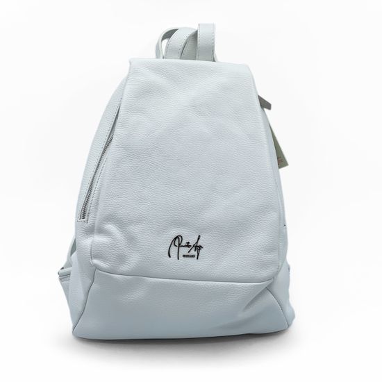 Сумка-рюкзак Renato Angi белая кожаная - фото 1, 