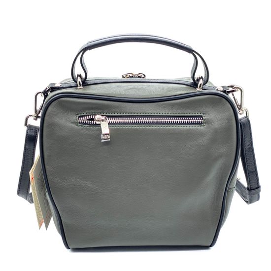 Сумка Renato Angi зеленая кожаная - фото 3, 