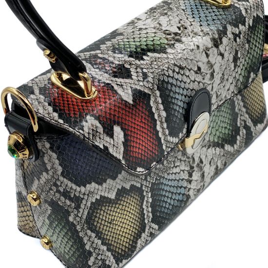 Сумка Marino Orlandi мультиколор питон - фото 6, 