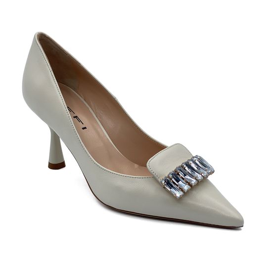 Туфли Tiffi кожаные бежевые CRUDO - фото 2, G52/70G TI CRUDO