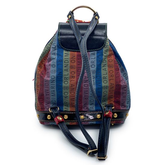 Рюкзак Marino Orlandi кожа/текстиль мультиколор - фото 3, 2289 MO MULT