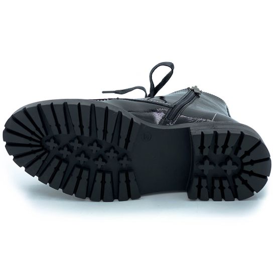 Ботинки Cover черные наплак Байка - фото 4, 