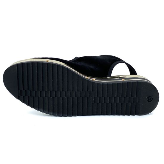 Босоножки Mara замшевые черные - фото 4, 