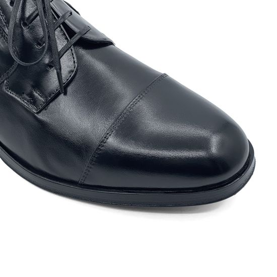 Туфли Дерби Mario Bruni кожаные черные - фото 6, 64455 MB