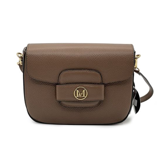 Сумка кросс-боди MOT-CLE кожаная коричневая - фото 1, VNT MOT MORO