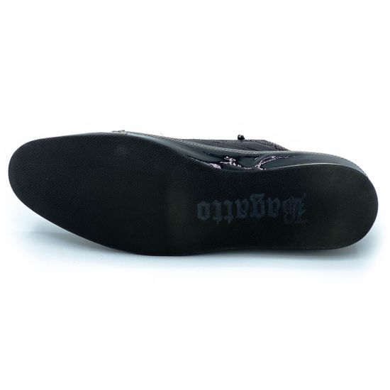 Кеды Bagatto черные кожаные - фото 4, 