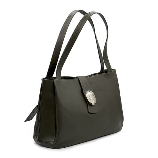 Сумка Renato Angi зеленая кожаная - фото 2, 3402581 RA VERDE