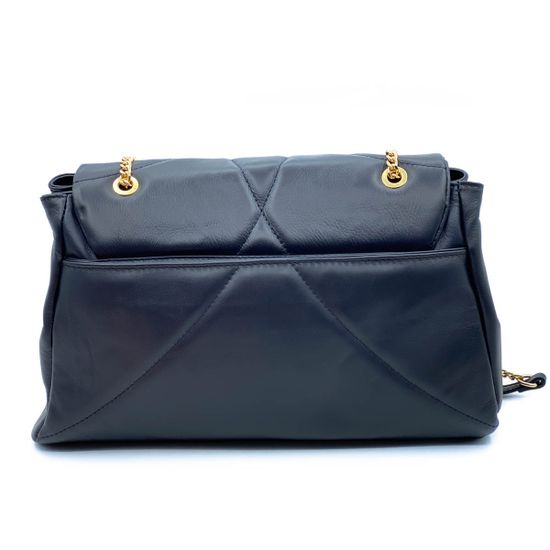 Сумка Di Gregorio синяя кожаная - фото 3, 