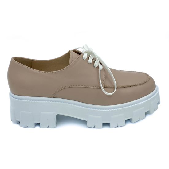 Полуботинки Cover пудровые кожаные демисезонные - фото 1, 25807 COV