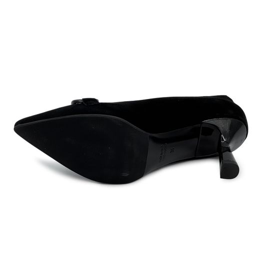 Туфли MOT CLE черные замшевые с пряжкой - фото 4, MOT2417 MOT NERO