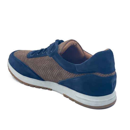 Кроссовки LAB MILANO синие замшевые - фото 3, 605-6 LAB BLU