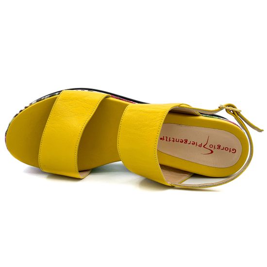 Босоножки Giorgio Piergentili желтые - фото 5, 