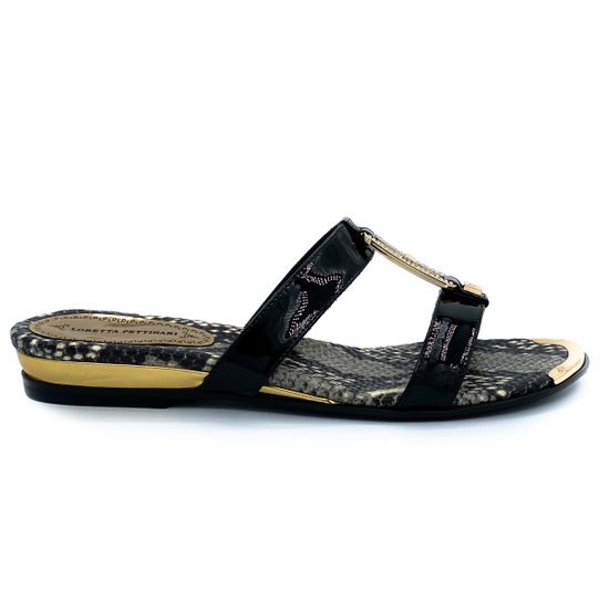 Сабо Loretta Pettinari черные - фото 1, 