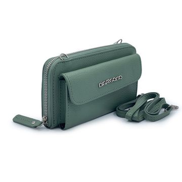 Сумка мини кросс-боди Di Gregorio зеленая кожаная - фото 2, 8722 DG MENTA