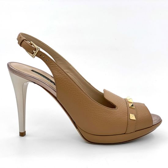 Босоножки Norma J. Baker кожаные коричневые - фото 1, 7095E5C NJ