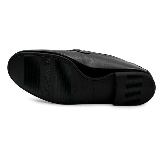 Лоферы Giampieronicola черные кожаные - фото 4, N45407A  GPN NERO