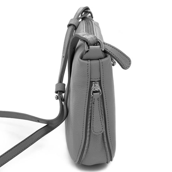 Клатч Di Gregorio бежевый кожаный - фото 3, 