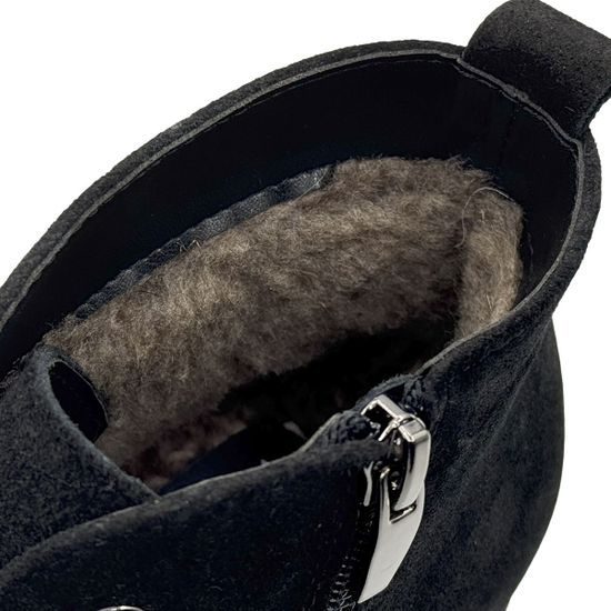 Ботинки CV COVER черные замшевые на меху - фото 7, 20250-3 COV NERO