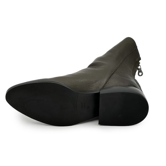 Ботильоны MIMMU зеленые кожаные демисезонные - фото 4, M558M7 MIM MILITY