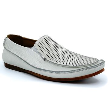 Слипоны Giampieronicola белые - фото 2, 38110B GPN