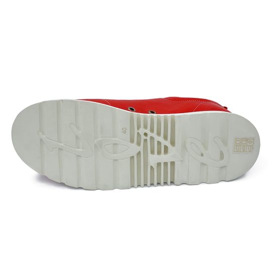 Полуботинки Lab Milano летние красные кожаные - фото 4, 510 LAB ROSSO