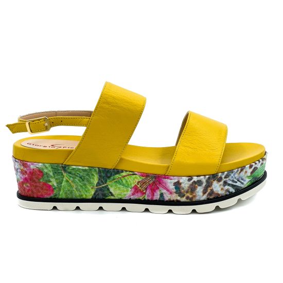 Босоножки Giorgio Piergentili желтые - фото 1, 