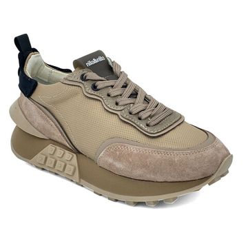 Кроссовки NILA NILA бежевые кожаные/замшевые - фото 2, NO5812 NIL BEIGE