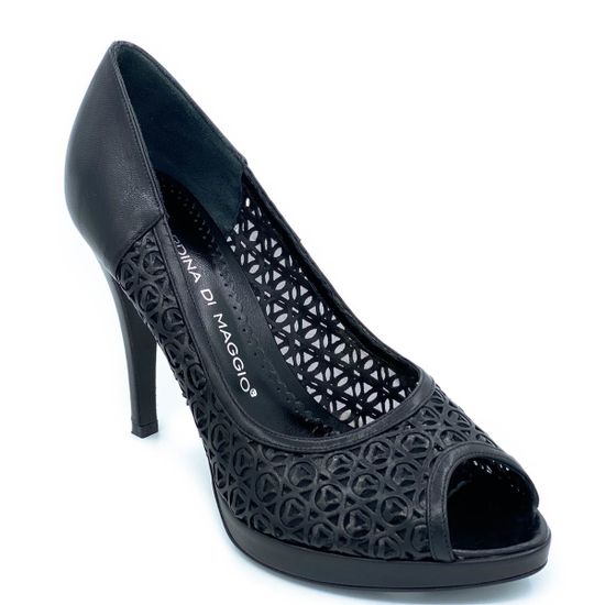 Туфли Gerardino di Maggio черные кожаные - фото 2, 