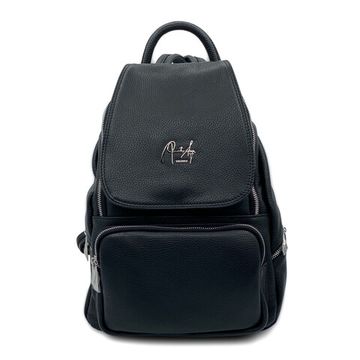 Рюкзак Renato Angi черный кожаный - фото 1, 2652001 RA NERO