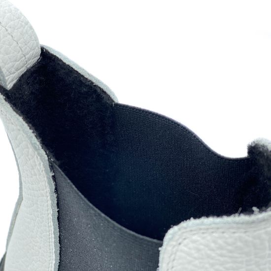 Ботинки Mimmu белые кожаные Байка - фото 7, D144E7 MIM BIANCO