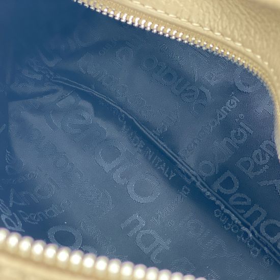 Сумка Renato Angi бежевая кожаная - фото 5, 