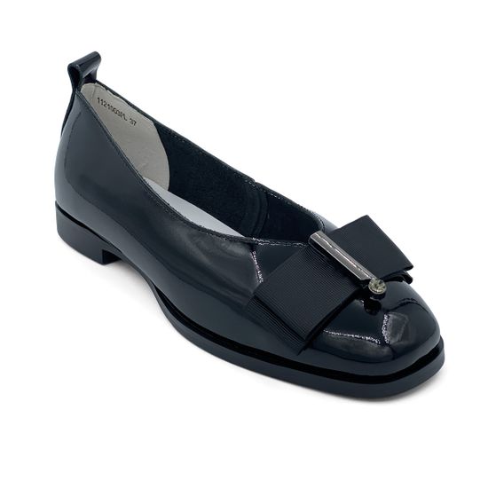 Туфли Tuffoni черные кожаные лакированные - фото 2, 