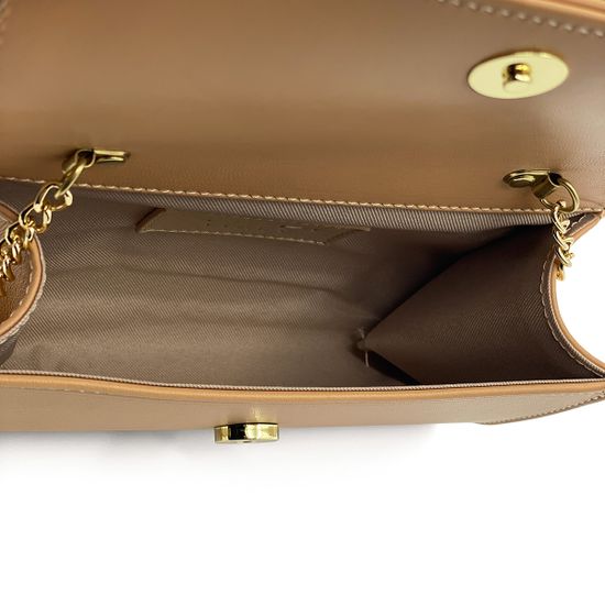 Клатч Tiffi кожаный бежевый LEGNO - фото 5, 