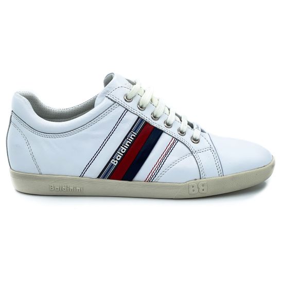 Кеды Baldinini белые кожаные - фото 1, 